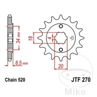 Predné ozubené koleso JT 12 zubov 520 Honda CB 250