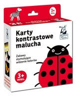 Kontrastné karty pre batoľatá 3+ mesiace 12 kariet