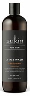 Sukin FOR MEN ENERGIZING gél na telo a vlasy 3v1