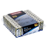 100x AA/LR6 Maxell alkalické BLISTER batérie