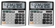 Kalkulačka Citizen CT-500V II 10-miestna strieborná x2