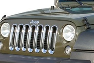 JEEP WRANGLER JK CHROME STYLINGOVÉ GRILOVACIE VLOŽKY