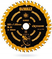 Pílový kotúč DeWalt 165x20mm 40 zubov