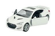 WELLY HYUNDAI GENESIS II COUPE WHITE 1:34 NOVÝ KOVOVÝ MODEL 43668