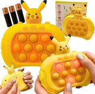 POP IT PIKACHU POKEMON KONZOLA ANTISTRESOVÁ ELEKTRONICKÁ HRA 80 ÚROVNÍ