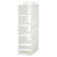 IKEA SKUBB Závesná polica 6 priehradiek biela 35x45x125