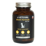 Biotin VETERAL Biotin Formula Cat diéta pre mačky