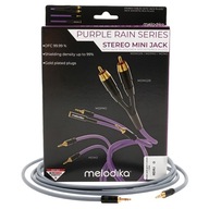 KÁBEL MINI JACK - JACK 3,5 mm STEREO KÁBEL MELODIKA MDMJ07G 0,7 m