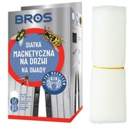 BROS Magnetická sieťka na dvere 160x220cm BIELA