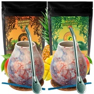 Yerba Mate Green set x2 + Silueta + Energy 1kg