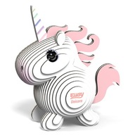 Eugy Unicorn Pink Eco Puzzle 3D Puzzle