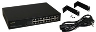 Switch PoE Pulsar S116 -16x PoE, 2x Uplink Gigabit