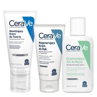 CeraVe Set Regeneračný krém na ruky, hydratačný krém na tvár 52 ml