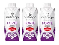 Nutrego FORTE vysokoproteínová diéta - jahodová príchuť 3 x 330ml