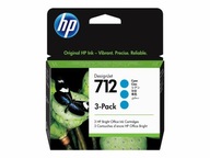 Atrament Hp 712 Cyan 3ED77A Trojbalenie 3x29 ml ORIGINÁL