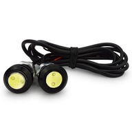 LED 12V 18mm biela v hermetickom kryte