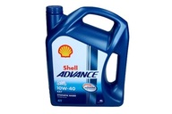 SHELL OIL 10W40 4L ADVANCE 4T AX7 / MOTOCYKLE