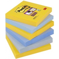 Post-it Super Sticky notes 76x76mm (654-6SS-NY) mix farieb (6x90)