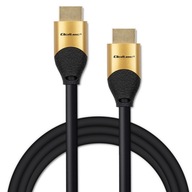 Qoltec HDMI kábel v2.1 Ultra vysokorýchlostný 8K 60Hz 28AWG GOLD 3m TV PC konzola