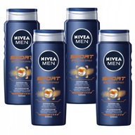 NIVEA MEN pánsky sprchový gél set 4x500ml