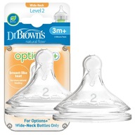 Dr. Brown's 2-pack Cumlík 3-6m Level 2 to Options