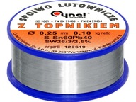 Spájkovací plech s tavidlom CYNEL 100g 0,25mm