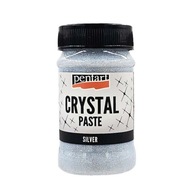 CRYSTAL PASTE strieborné trblietky 100ml - Pentart