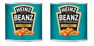 2x2620g HEINZ Pečená fazuľa v paradajkovej omáčke UK