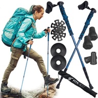 NORDIC WALKING TREKKINGOVÉ UHLÍKOVÉ NASTAVITEĽNÉ PALICE