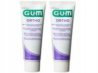 2× ortodontická zubná pasta Sunstar Gum Ortho 75ml