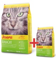 JOSERA Cat SENSICAT Dospelý pre citlivé mačky, odstraňovač buriny 10kg + 2kg ZADARMO!