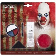 strašidelný CLOWN halloween HORROR MAKEUP set