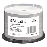 VERBATIM CD-R 700 MB 52X AZO TLAČITEĽNÁ TORTA*50 43745 PRO