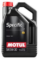 MOTUL SPECIFIC 17 5W30 Renault RN17 ACEA C3 5L