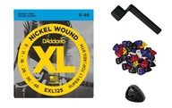 STRUNY PRE ELEKTRICKÚ GITARRU D'ADDARIO EXL 125+