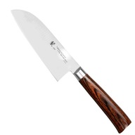 Japonský nôž Santoku Tamahagane SAN Hnedý 12 cm