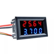 VOLTMETER A AMPERMETER, 4 bit. DC 0 - 200V - 10A