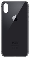 Zadná klopa Späť iPhone X Čierna čierna Veľké očko