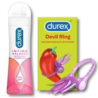 Durex 50ml INTIMA BALANCE intímny gél s prebiotikom + Vibračný krúžok