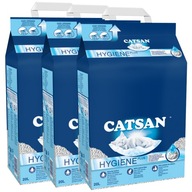 CATSAN HYGIENA PLUS BENTONIT PODSTIELOK 3x20L