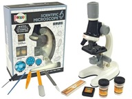 Detská edukačná sada mikroskopu biela – ideálna pre malých bádateľov