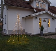 Švédske LED svietidlá s krúžkom a hviezdou, 2,5m
