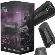 CARDO PACKTALK NEO DUO MOTOCYKLOVÝ INTERKOM VODEODOLNÝ VEĽKÝ DOSAH DO 8KM