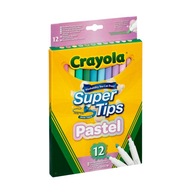 Crayola Hrubé a tenké pastelové fixky 12 ks