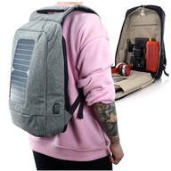 CITY BACKPACK TAŠKA NA LAPTOP SOLÁRNA NABÍJAČKA