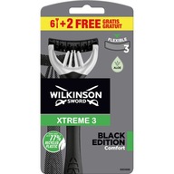 8x holiaci strojček WILKINSON Xtreme 3 Black Edition