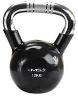 Kettlebell potiahnutý vinylom na cvičenie 12 kg HMS