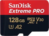 Micro SD pamäťová karta SANDISK EXTREME PRO 128GB 200/90MB