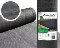 Ochranná sieť BALKÓNOVÁ ROHOŽ MASKÁ PLETENÁ 1,5x5m 95% 200g ANTRACIT