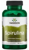 Swanson Spirulina 500 mg 180 t. Prírodná superpotravina